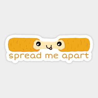 Spread Me Apart Sticker